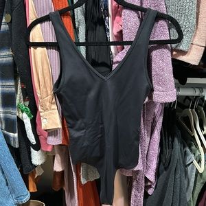 Abercrombie Soft A&F Collection V neck Bodysuit
